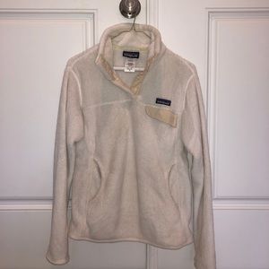 White Womens Patagonia Fleece